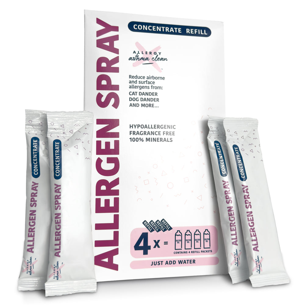 Allergy Asthma Clean Allergen Spray Refill 4 Pack 128oz by Allergy Defender