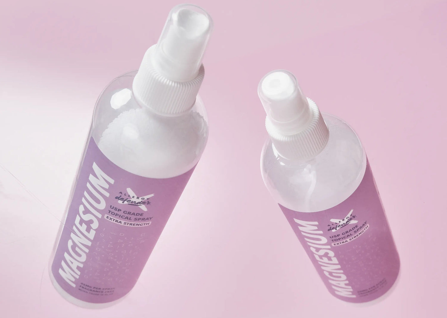 image of two magnesium bottles side by side