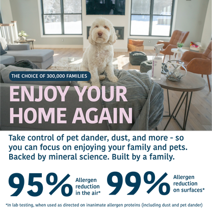 Allergy Asthma Clean Allergen Spray Refill 2 Pack 64oz by Allergy Defender