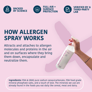 how allergen spray works